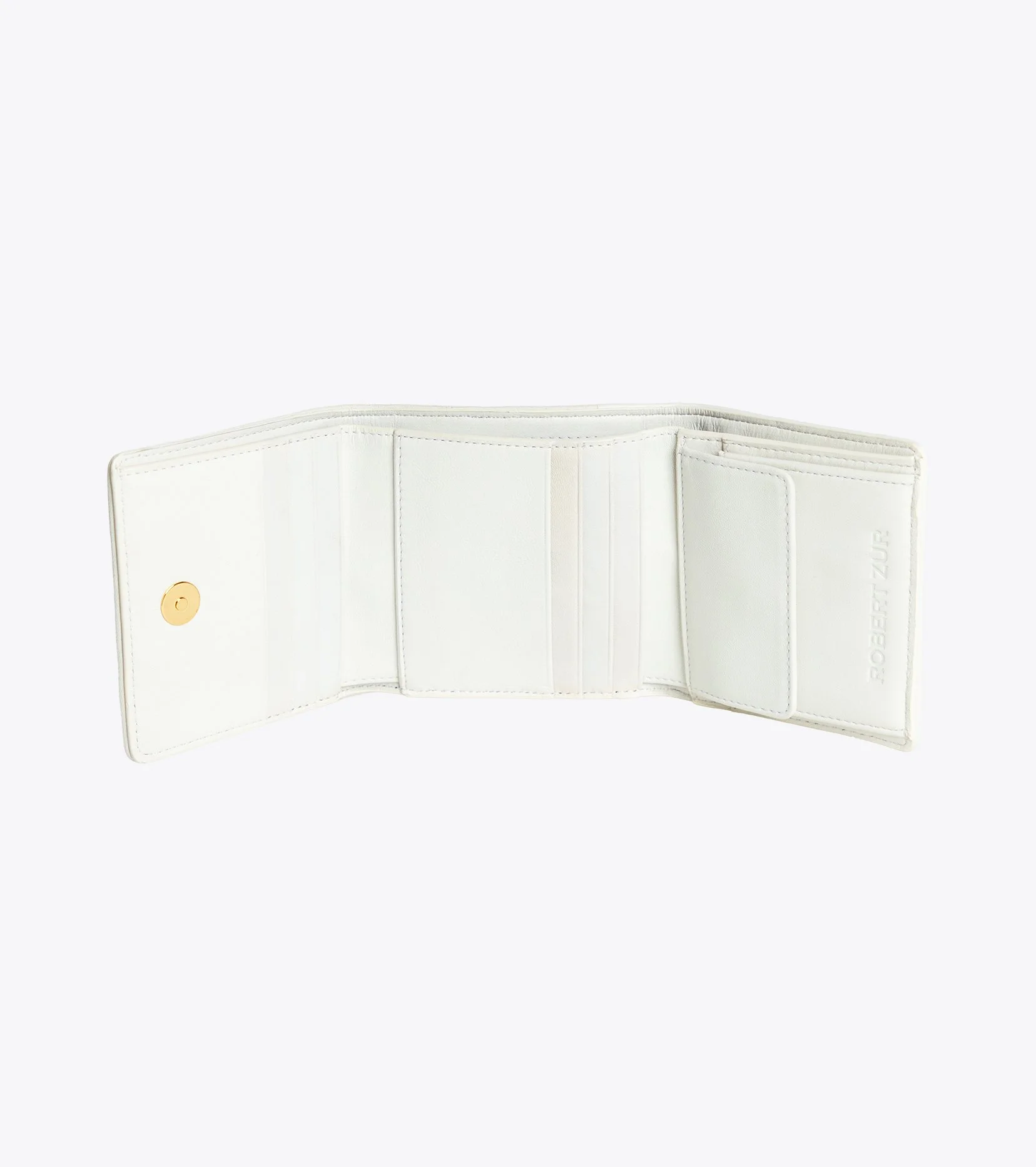 PIERCE Wallet White A-Glove Leather — Robert Zur